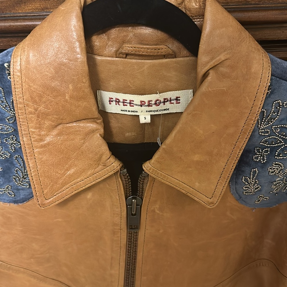 Free People Indie Rider Bomber Jacket NEW - Picture 9 of 16